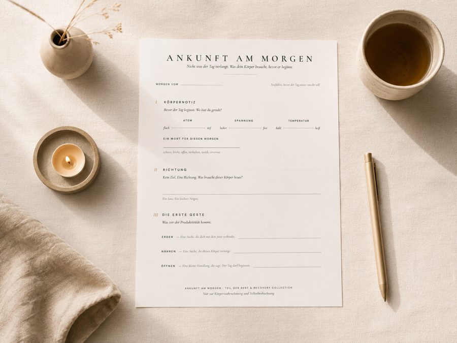 Morning Arrival printable mockup